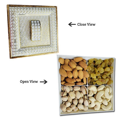 "Vivana Dry Fruit Box - Code DFB5000-001 - Click here to View more details about this Product